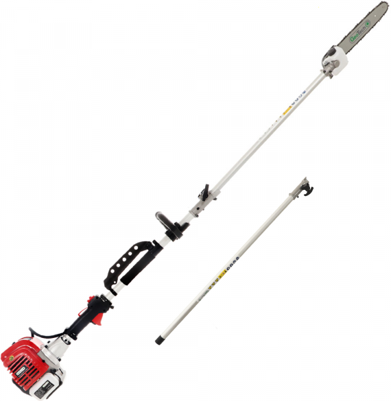 Benzin-Hochentaster GeoTech GT-2 33 L  - 2Takt Motor -  mit Teleskopschaft - 33 ccm