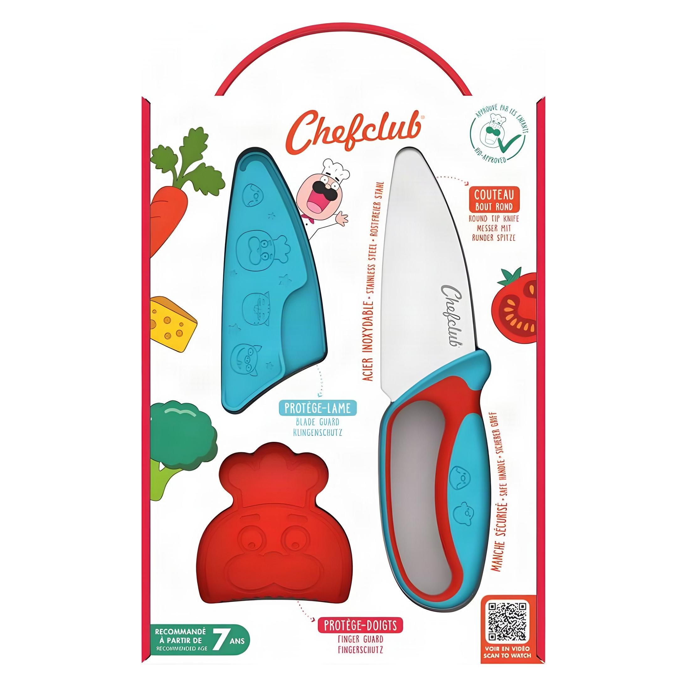 Chefclub Messer für Kinder Blau/Rot (284031)