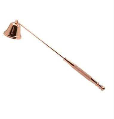 Inspired Living Premium Candle Snuffer Stainless Steel Candle Extinguisher With Long Handle Bell Design sb079 rose Gold