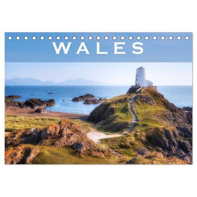 Wales (Tischkalender 2027 DIN A5 quer), CALVENDO Monatskalender