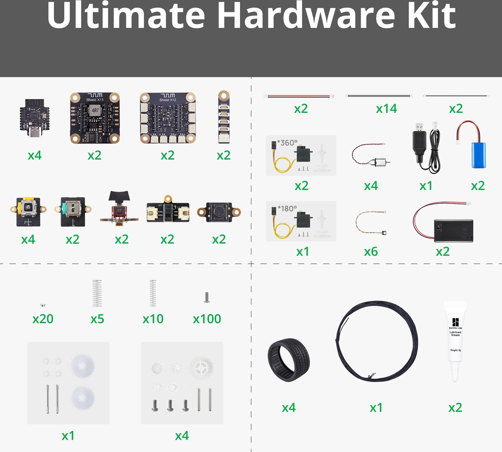 Bambu Lab CyberBrick Hardware Kit