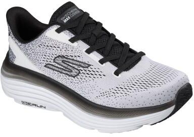 Skechers Performance Max Cushioning Endeavour-Kauska (Men's) Athletic in White/Black, Size 12 M, Textile