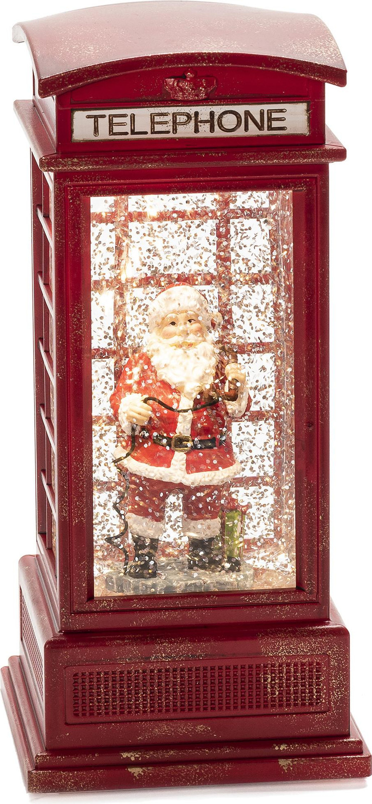 Konstsmide Kerstlantaarn LED telefooncel klein