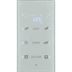 Berker Glas-Sensor mit Raumtemperatur. 75643134