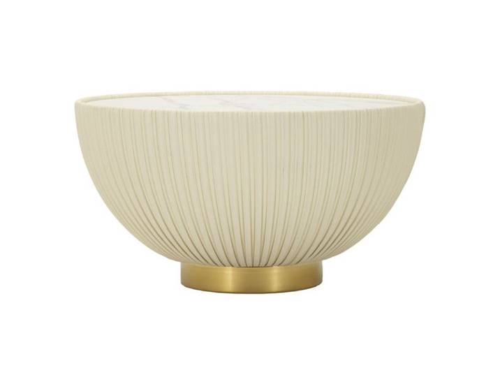Table Basse Design  Elge  71cm Crème