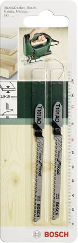 Bosch Accessories 2609256723 Stichsägeblatt HCS, T 101 AO Clean for Wood 2St.