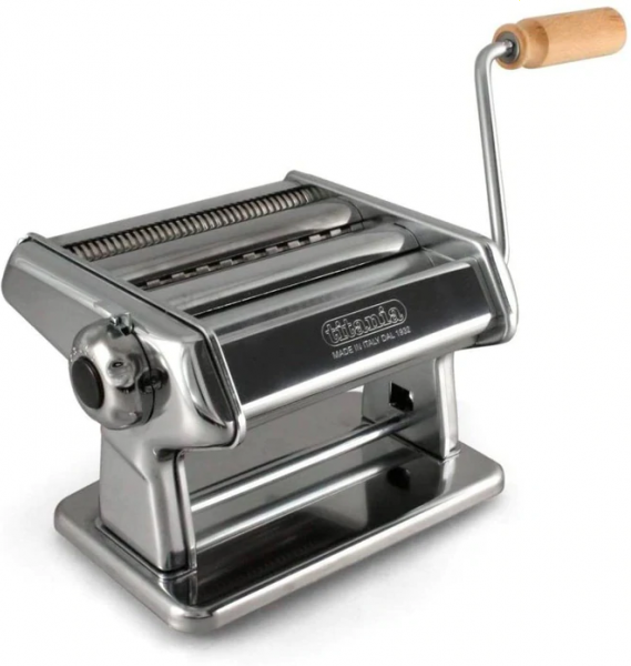 Imperia New Titania iPasta T.2/6,5 mm - Laminoir - Machine à pâtes manuelle en acier INOX