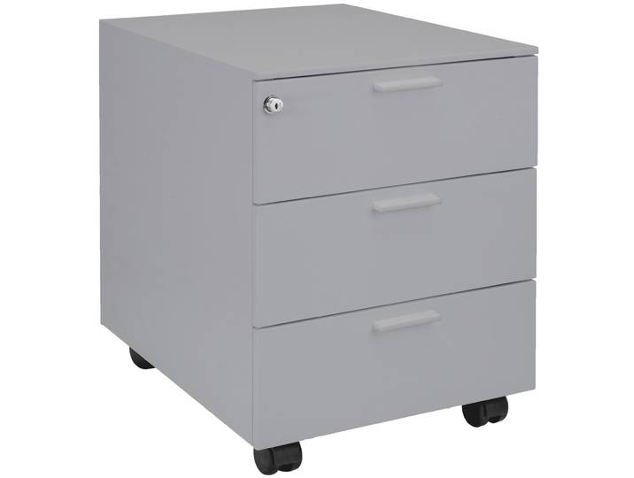 Caisson mobile Casting - 3 tiroirs - Aluminium