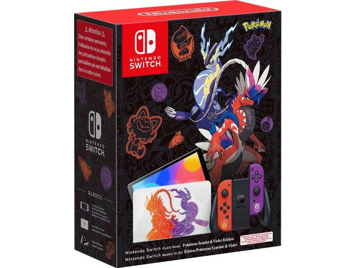 Nintendo Switch Pokémon Karmesin & Purpur-Edition OLED-Modell (Kein Spiel enthalten)