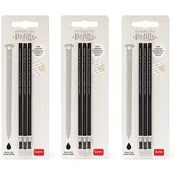 Legami Refill Nachfüllpack 9 Stück schwarz ( 3x3 )
