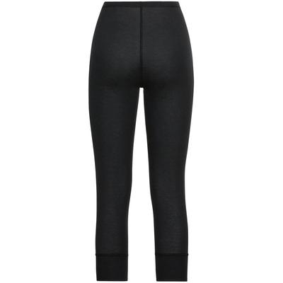 Thermounterhose ODLO "BL BOTTOM 3/4-ACTIVE WARM", Damen, Gr. S, schwarz, Obermaterial: 100% Polyester, Unterhosen Thermounterhose, sportlicher Stil, atmungsaktives Material, wärmeisolierend