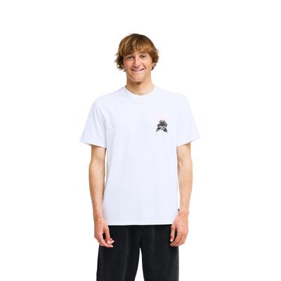 T-Shirt BILLABONG "Retro Poster", Herren, Gr. M, weiß, Obermaterial: 70% Baumwolle, 30% Baumwolle., Shirts T-Shirt