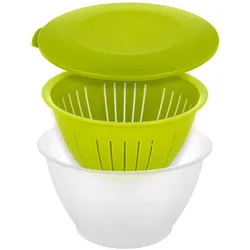 WESTMARK Olympia Schüssel 4,4 l transparent/grün
