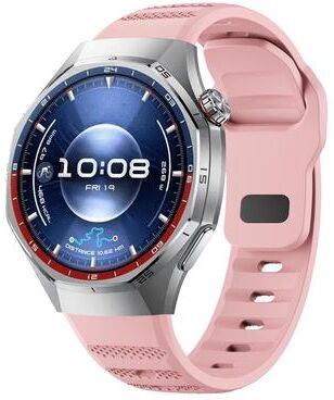 Everyday Crate Huawei Watch GT 6 Pro Silicone Watch Band Reverse Buckle Adjustable Sports Watch Strap pink