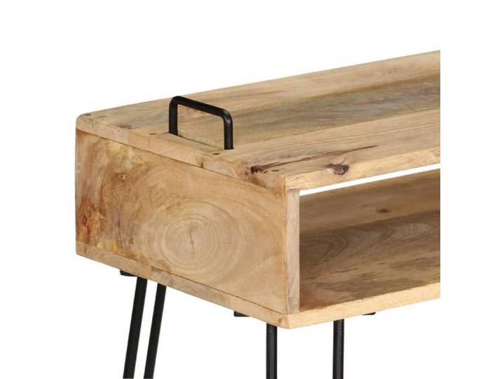 HOT SALE*Table console - SHELD - Armoire d'entrée - Pour salon - Bois de manguier massif 115x35x76cm M6547568