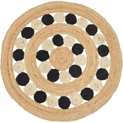 TEPPICH geflochten Hovit 140/140 cm
