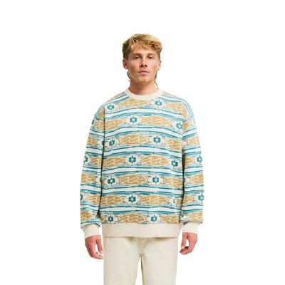 Strickpullover BILLABONG "Since 73 Wategos", Herren, Gr. S, bunt (oatmeal), Obermaterial: 100% Modacryl., Pullover Strickpullover