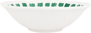 viva by VIETRI Lisbon Green Stitch Serving Bowl