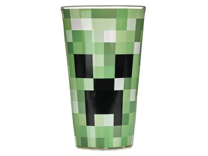 Paladone PP6729MCF Pixelated Creeper Glass Drinkbeker 450ml Perfect idee voor Minecraft Fans