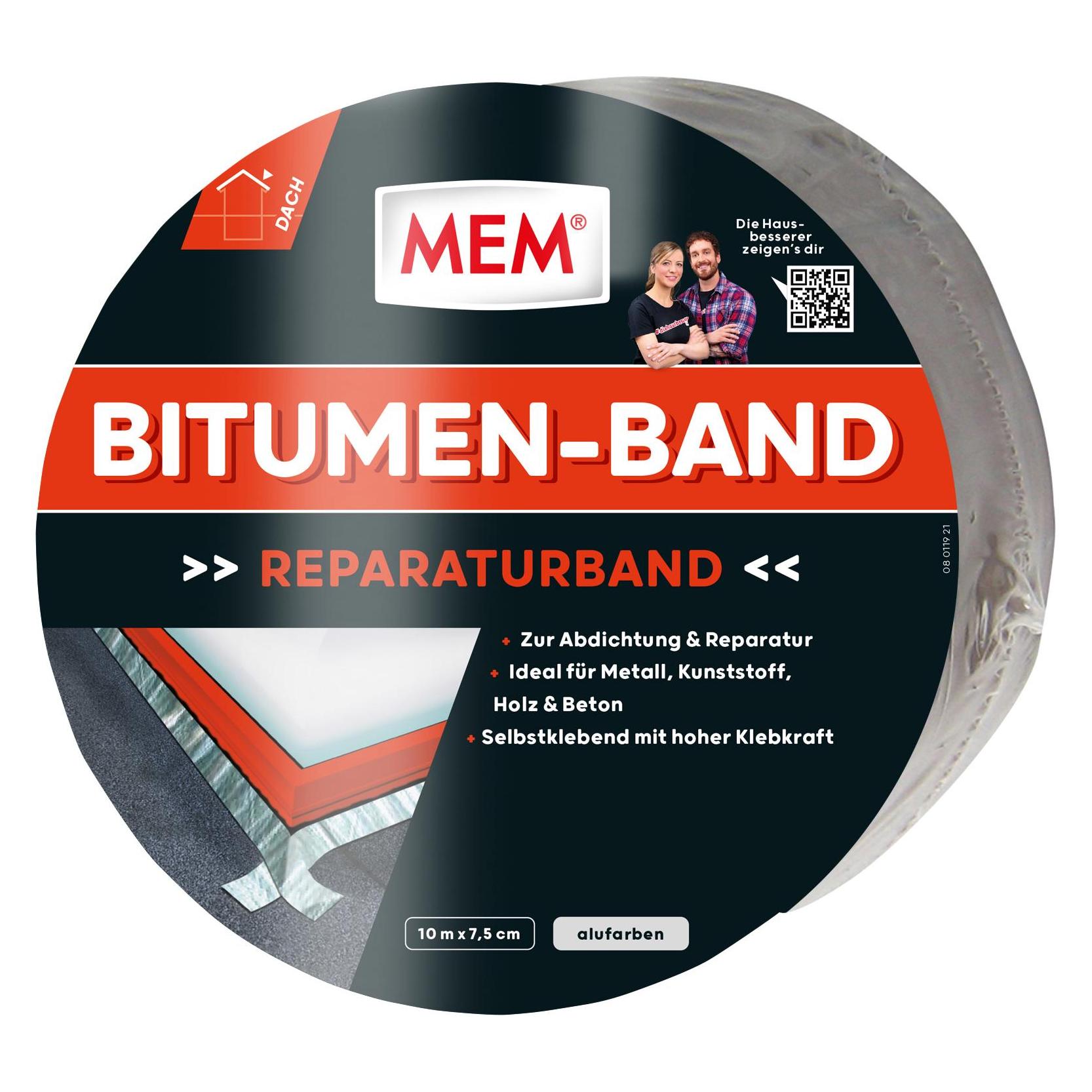 MEM Dach Reparaturband 100 mm x 10 m, Alufarben (100 mm) (30836567)