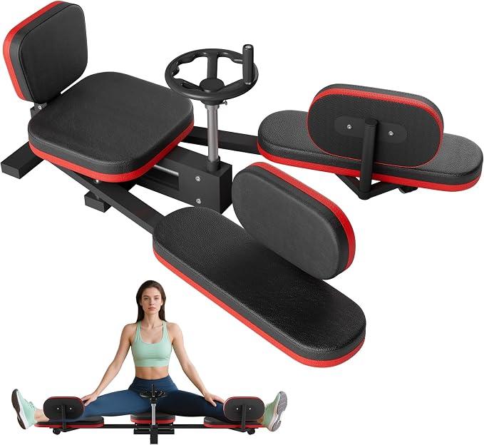 Leg Pulling Machine Bein Stretcher Maschine,Verstellbare 150KG Bein Stretcher Split Maschine,Heavy Duty Beinspreizer Spagattrainer für Yoga Gym Tanz,Erwachsene Kinder Training Fitness