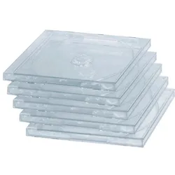 MediaRange Jewel Cases 2er CD-/DVD-Hüllen transparent