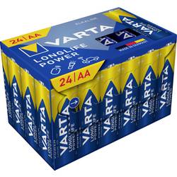 Varta VARTA Longlife Power AA Cube Pack24 Mignon (AA)-Batterie Alkali-Mangan 1.5 V 24 St. 4906121134