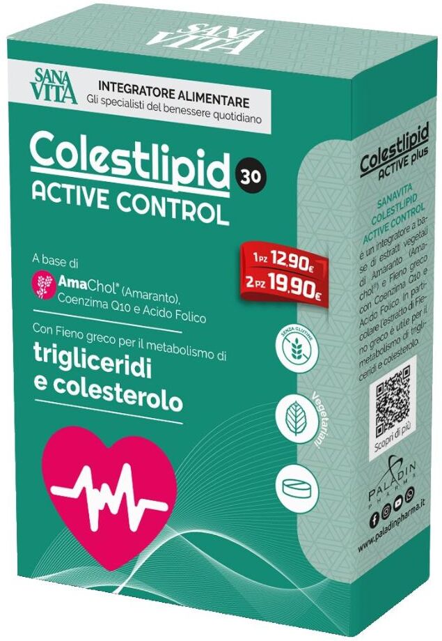 PALADIN PHARMA SpA Sanavita Colestlipid Act 30cpr