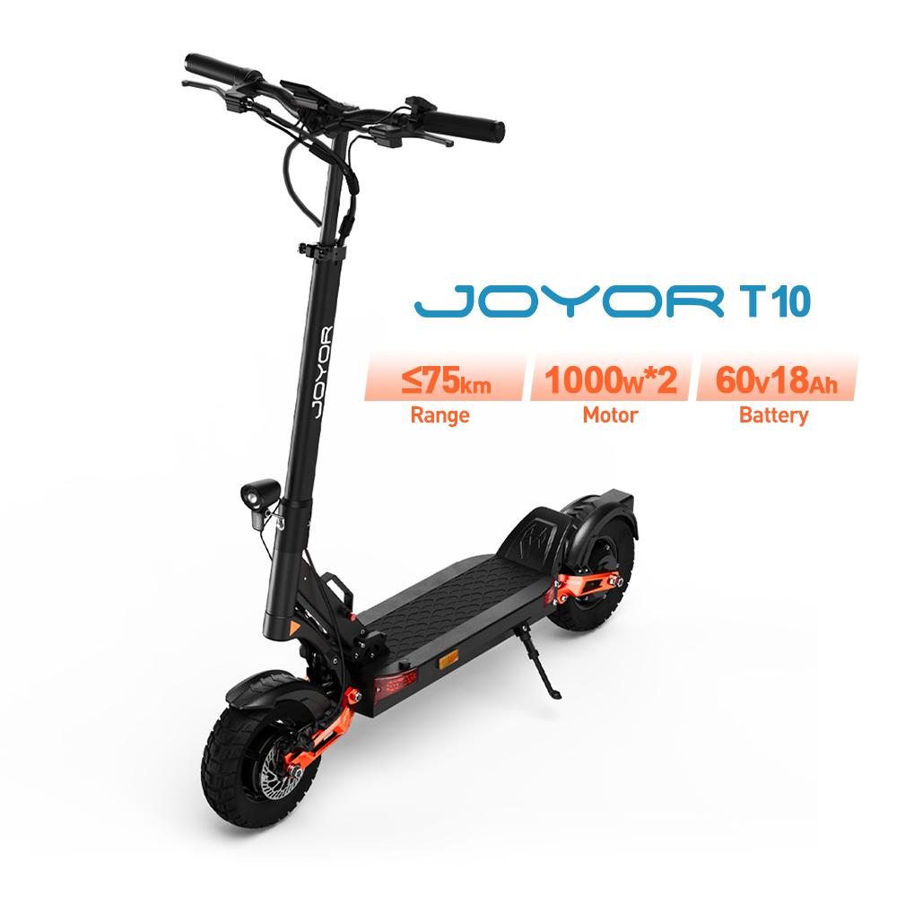 T10 ESCOOTER,2000W Motor 60V18AH ,10 Zoll Reifen ,120KG,Schwarz