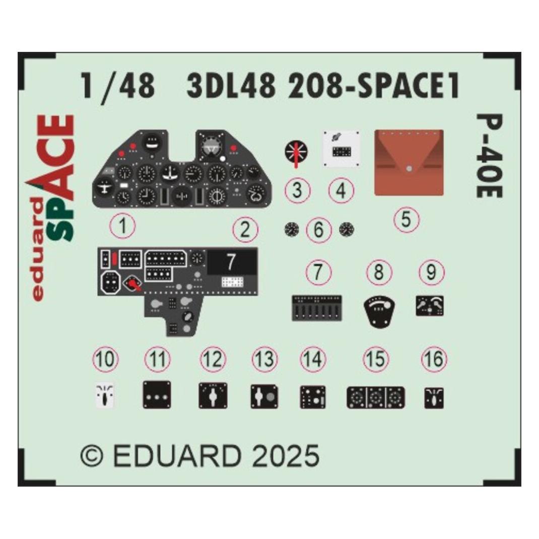 Eduard P-40E SPACE (3DL48208)