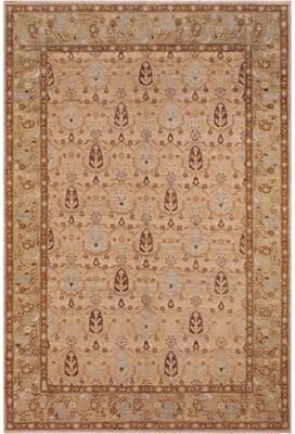 Treasured Knots Vintage Herati Bidjar Hand Knotted Wool Rug
