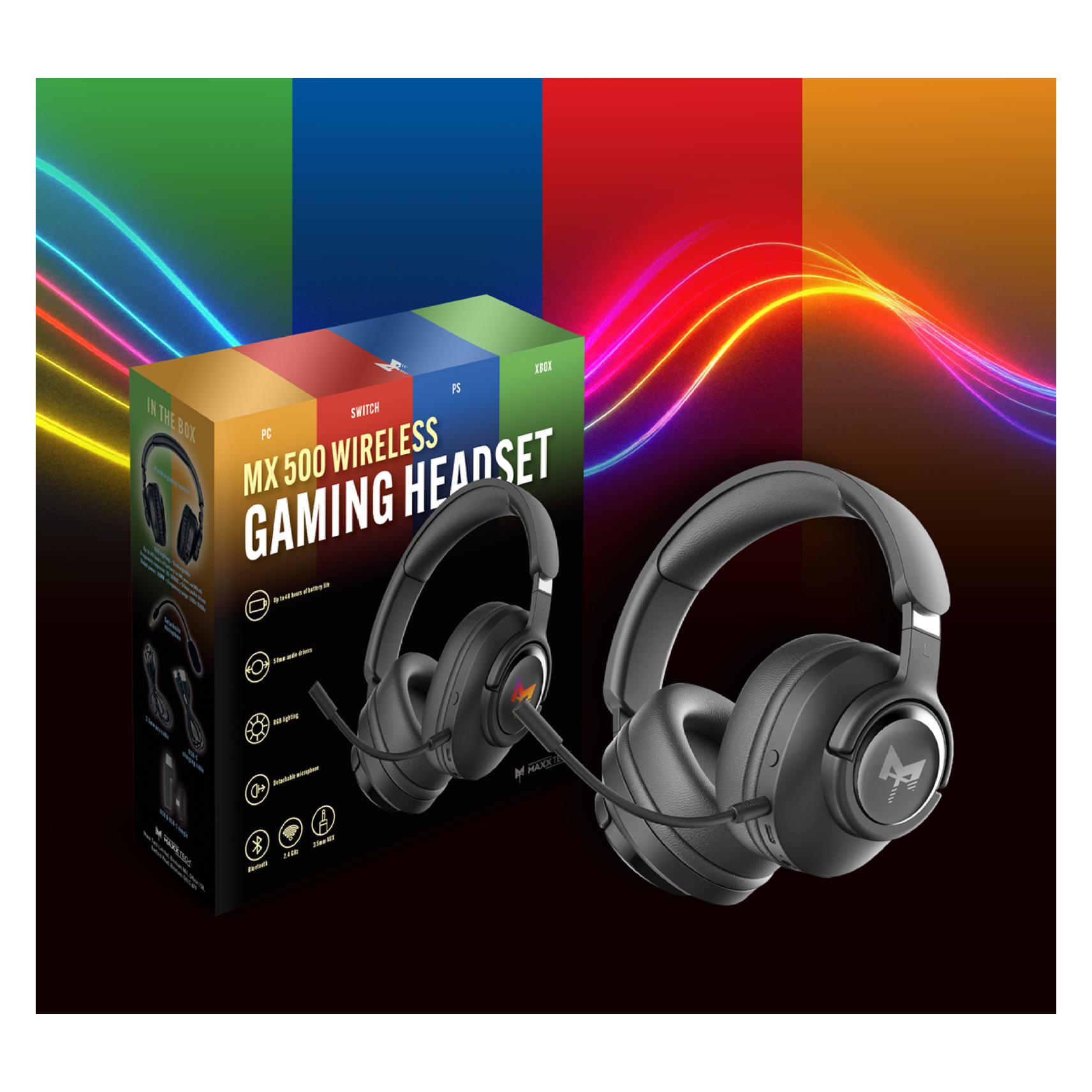 Maxx Tech MX500 Wireless Gam- (Kabelgebunden, Kabellos) (5055957707101)