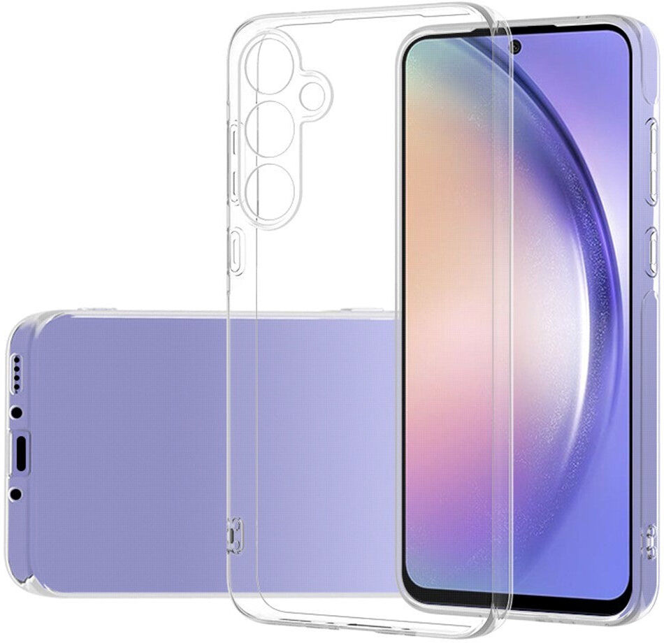INCOVER Samsung Galaxy A35 (5G) Fleksibel Plastik Bagside Cover - Gennemsigtig