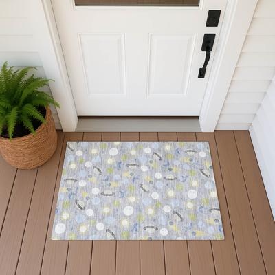 Addison Rugs Machine Washable Indoor/ Outdoor Planets Comets Chantille Rug