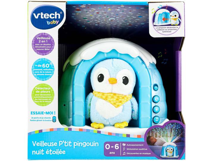 Vtech Veilleuse P'tit pingouin nuit étoi