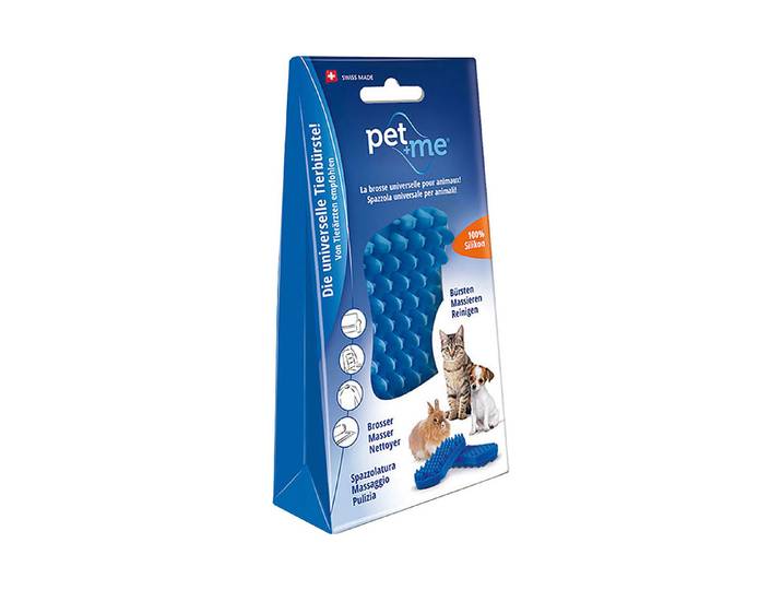 Groomy Wellness-Bürste short hair blau
