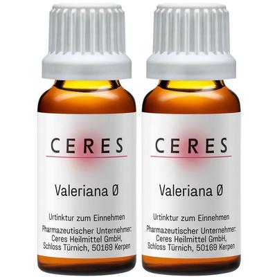 Ceres Valeriana Urtinktur 2x 2x20 ml Tropfen