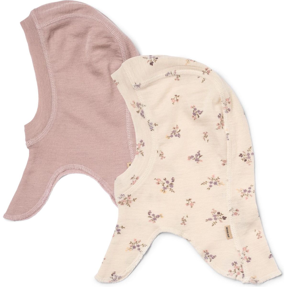 Wheat 2 Wool Balaclava Felix eggshell flowers (3130) 40-43cm 5827-780 RWS-3130-1-3m/40-43cm