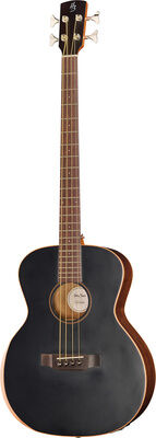 Harley Benton CLB-70SRE SBK Natur Satin mit schwarzer Decke