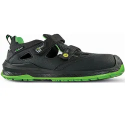 Sicherheitssandale S1P "BROOK" Green - 45 - schwarz