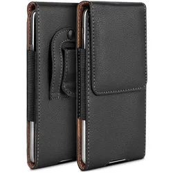 moex Plug Case ZTE Axon 11 Handy Gürteltasche Leder