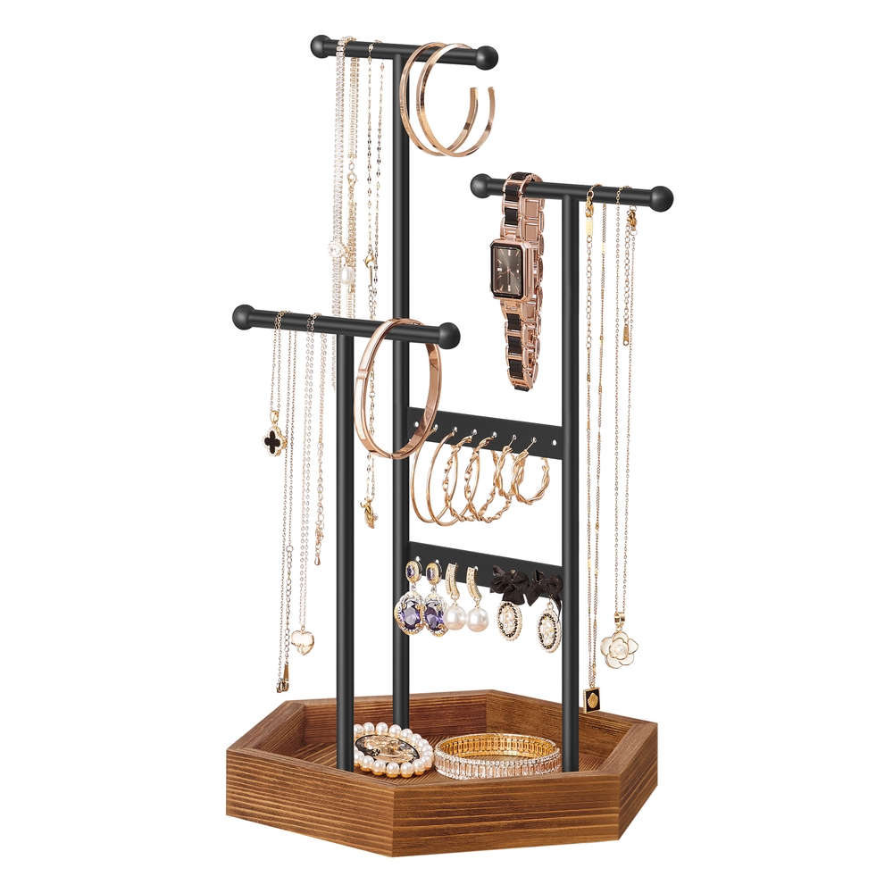 SONGMICS Schmuckständer schwarz JJS03CB
