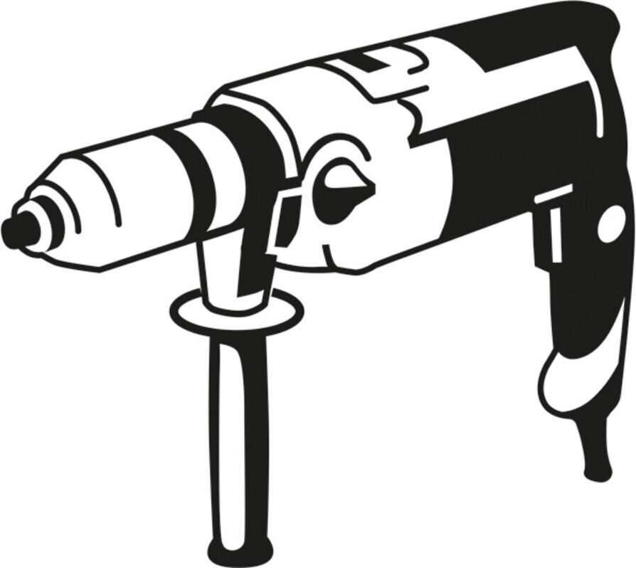 Bosch Handgriff für Schlagbohrmaschinen passend zu GSB 162-2 RE (2602025202)