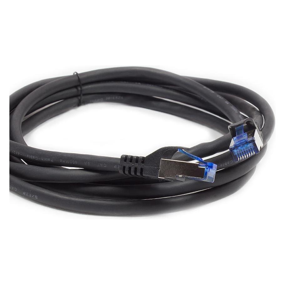 Good Connections RNS Patchkabel SmartFLEX, Cat.6A, S/FTP, PiMF, halogenfrei, 500MHz, schwarz, 5m, (S/FTP, CAT6a, 5 m) (8060-SF050S)