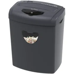 Adler AD 1038 Aktenvernichter, P-4 Dokumentenschredder für Papier, Kreditkarten und CD/DVDs, 10 Blatt, 21 Liter, Grau