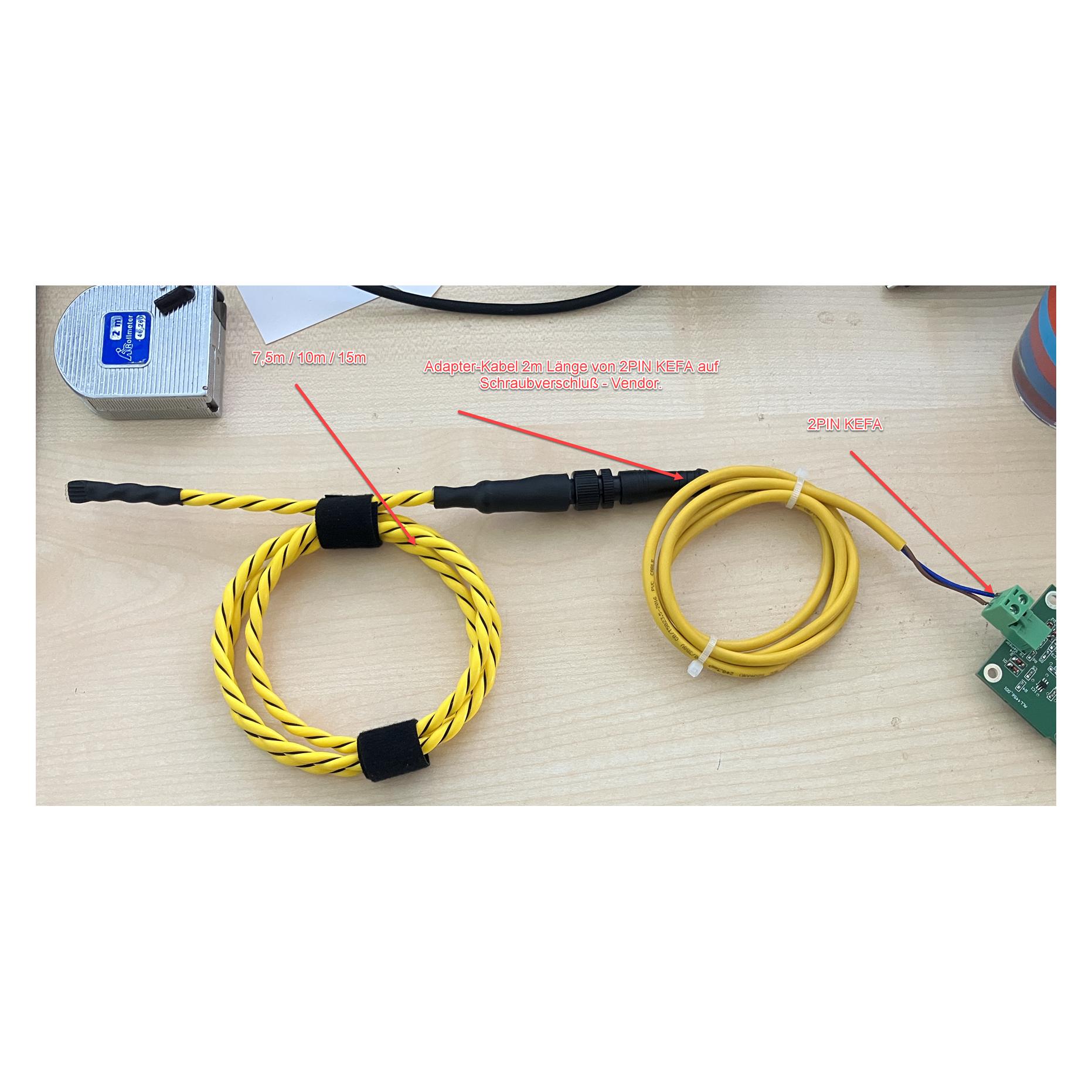 Allnet MSR Sensor zbh. Leckage Kabel 7,5m + 2m Kabellänge (ALL445X-Leckage-7,5M-Cable)