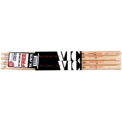 Vic Firth 2B - American Classic - Value Pack - Drumsticks
