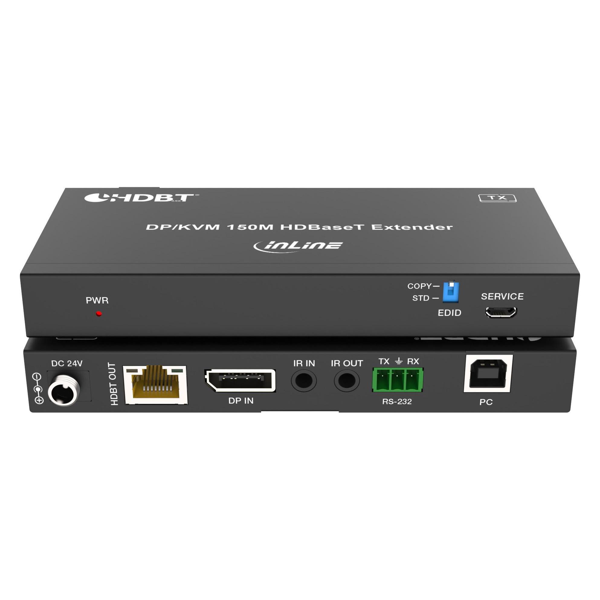 Aten Przełącznik Altusen InLine KVM Extender, DP 4K/60Hz, HDBaseT, 100m, Set (57885N)