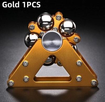 Uplift Picks Metal Gyroscopic Fidget Toy Mechanical Desktop Ornament silver 1 Pc