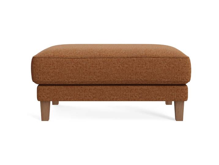 Hocker Avena bronze Stoff/Holzfuss walnuss B 101 H 45 cm - Möbel Konfigurator: Traummöbel individuell zusammenstellen - Hocker
